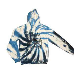 Broken Promises "We'll Be Together Forever" Blue Tie-dye Hoodie Uzumani Collab